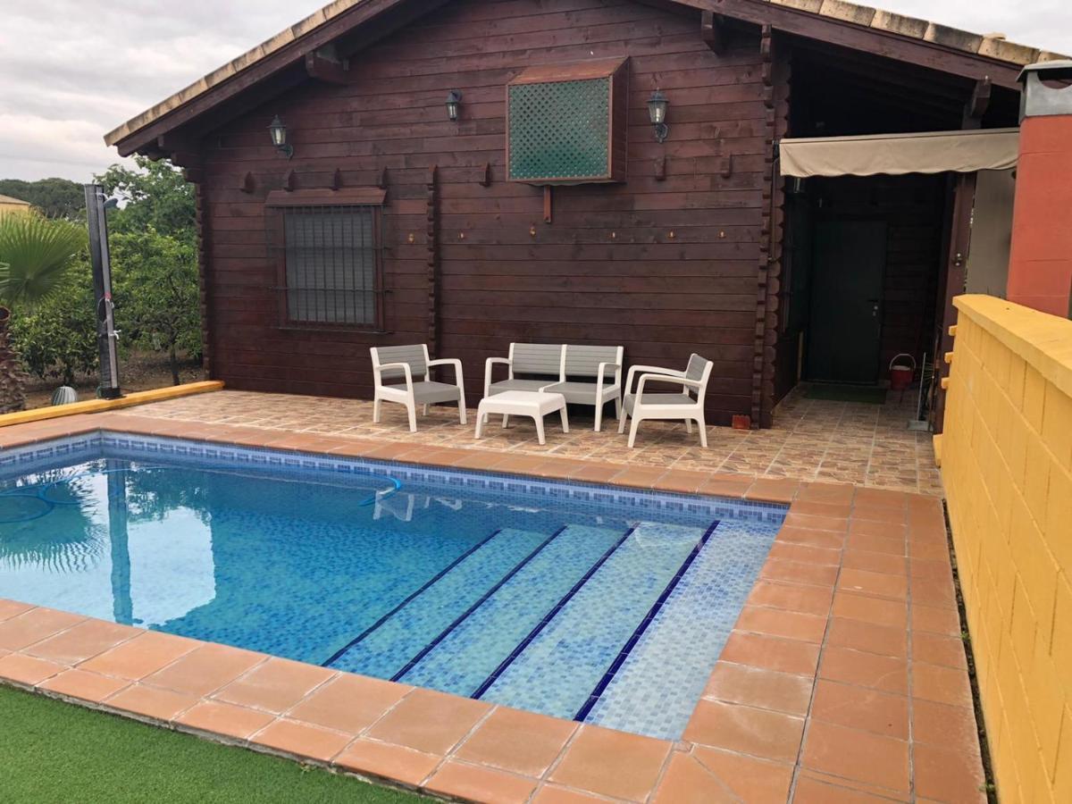 הוילה סביליה Casa De Madera El Oasis El Palomar מראה חיצוני תמונה